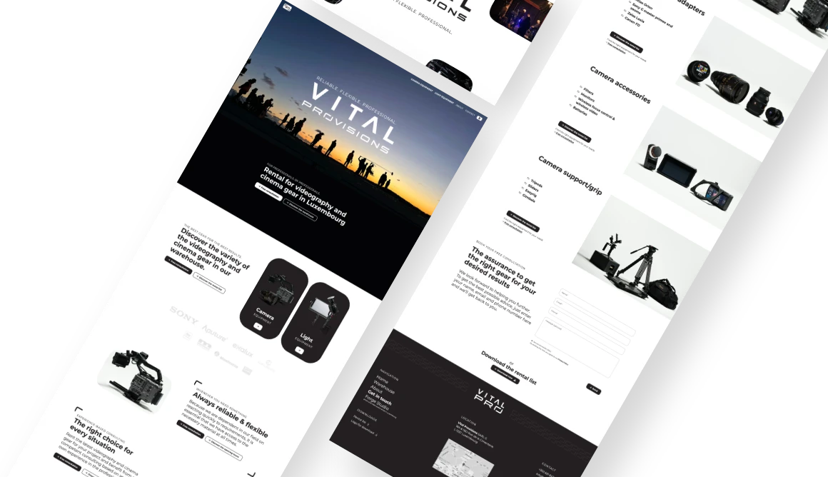 Branding & Webdesign für Vital Provisions 